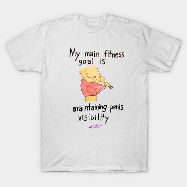 Fitness T-Shirt by AlanWieder